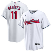 Cleveland Guardians José Ramírez Nike White Replica Player Jersey