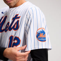 New York Mets Francisco Lindor Nike White Home Limited Jersey