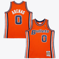 Washington Bullets Mitchell & Ness Gilbert Arenas 2004 Alternate Authentic Jersey - Orange
