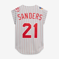 Cincinnati Reds Deion Sanders Mitchell & Ness Gray 1997 Authentic Jersey