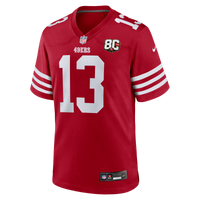 San Francisco 49ers Brock Purdy Nike Scarlet 80th Anniversary Game Jersey