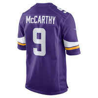 Minnesota Vikings J.J. McCarthy Nike Purple Player Game Jersey