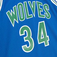 Minnesota Timberwolves Mitchell & Ness Isaiah Rider Jr 1993 Dark Authentic Jersey - Midnight Blue