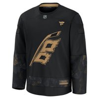 Carolina Hurricanes Fanatics Black 2024 Military Appreciation Practice Jersey