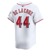 Cincinnati Reds Elly De La Cruz Nike White Home Limited Player Jersey