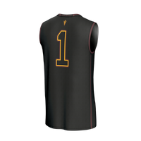 GameDay Greats Black #1 Arizona State Sun Devils Lightweight Collegiate Basketball Fashion Jersey