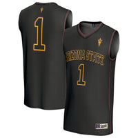 GameDay Greats Black #1 Arizona State Sun Devils Lightweight Collegiate Basketball Fashion Jersey