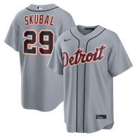 Detroit Tigers Tarik Skubal Nike Gray Road Replica Jersey