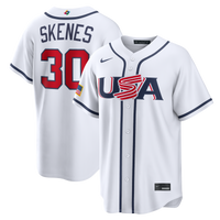 USA Baseball Paul Skenes Nike White 2026 World Baseball Classic Home Stadium Jersey