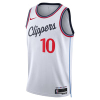 Los Angeles Clippers Nike Association Edition Swingman Jersey - White - Darius Garland
