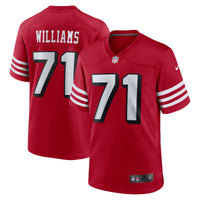San Francisco 49ers Trent Williams Nike Scarlet Alternate Game Jersey