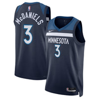 Minnesota Timberwolves Nike Icon Edition Swingman Jersey - Navy - Jaden McDaniels