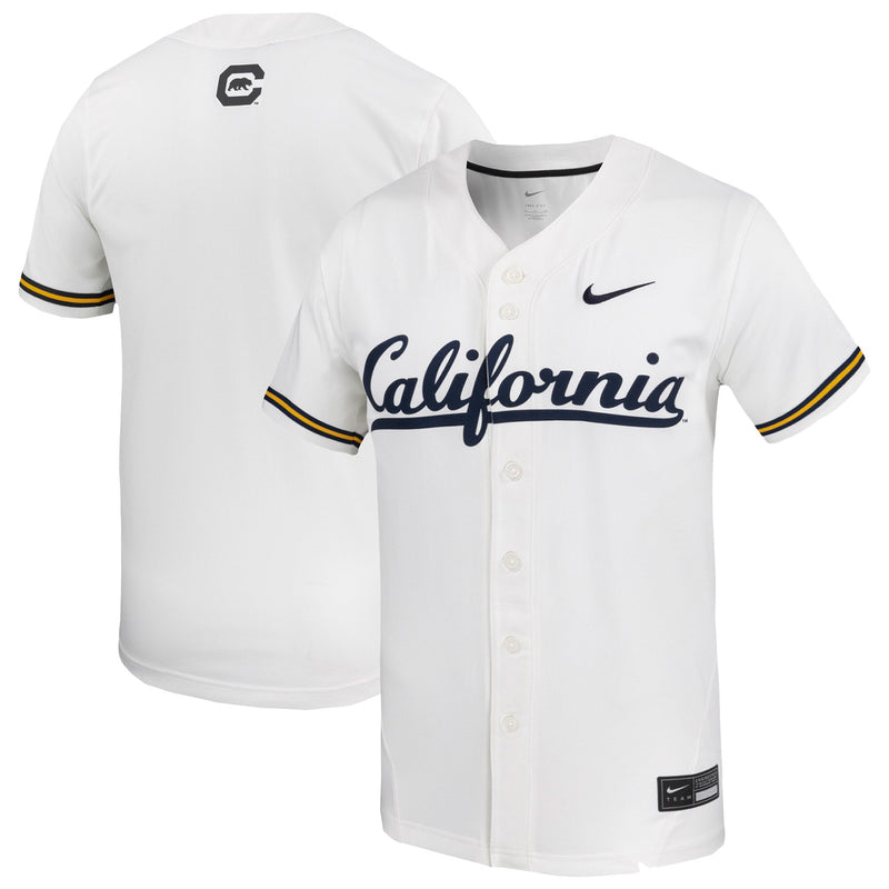 Nike White Cal Bears Replica Baseball Jersey