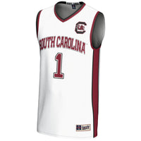 GameDay Greats #1 White South Carolina Gamecocks Lightweight Basketball Jersey