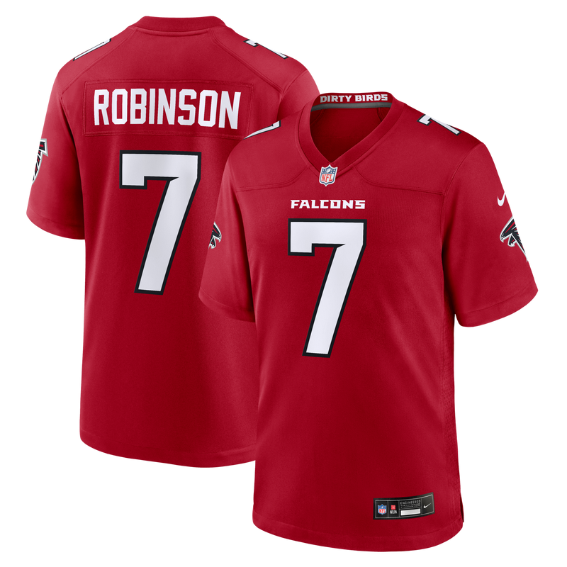 Atlanta Falcons Bijan Robinson Nike Red Game Jersey