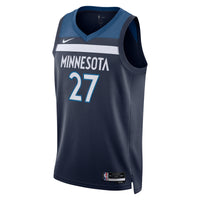 Minnesota Timberwolves Nike Icon Edition Swingman Jersey - Navy - Rudy Gobert