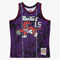 Toronto Raptors Mitchell & Ness Vince Carter 1998 Team Marble Swingman Jersey - Purple