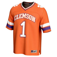 GameDay Greats #1 Orange Clemson Tigers Lightweight Collegiate Football Fashion Jersey