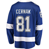 Tampa Bay Lightning Erik Cernak Fanatics Blue Home Breakaway Player Jersey