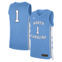 Jordan Brand Carolina Blue North Carolina Tar Heels Road Replica Basketball Jersey