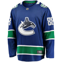 Vancouver Canucks Nils Aman Fanatics Blue Home Premier Breakaway Player Jersey