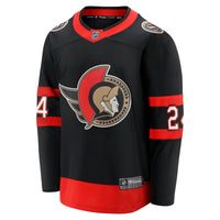 Ottawa Senators Dylan Cozens Fanatics Black Home Breakaway Jersey