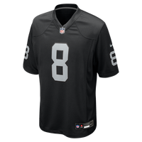 Las Vegas Raiders Kirk Cousins Nike Black Team Game Jersey