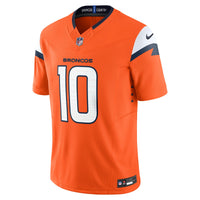 Denver Broncos Bo Nix Nike Orange Vapor F.U.S.E. Limited Jersey