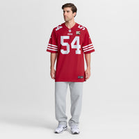 San Francisco 49ers Fred Warner Nike Scarlet 80th Anniversary Game Jersey