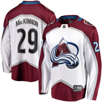 Colorado Avalanche Nathan MacKinnon Fanatics White Breakaway Jersey