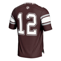 GameDay Greats #12 Maroon Texas A&M Aggies Football Lightweight Fashion Jersey
