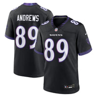 Baltimore Ravens Mark Andrews Nike Black Alternate Game Jersey