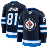 Winnipeg Jets Kyle Connor Fanatics Navy Home Premium Jersey