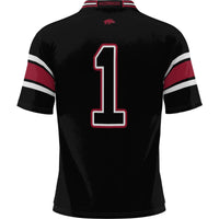 GameDay Greats #1 Black Arkansas Razorbacks Football Jersey
