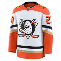 Anaheim Ducks Chris Kreider Fanatics White Away Premium Jersey