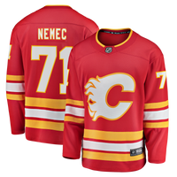 Calgary Flames Simon Nemec Fanatics Red Home Breakaway Jersey