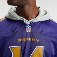 Baltimore Ravens Kyle Hamilton Nike Purple Alternate Game Jersey