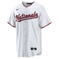 Washington Nationals CJ Abrams Nike White Home Replica Jersey