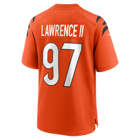 Cincinnati Bengals Dexter Lawrence II Nike Orange Game Jersey
