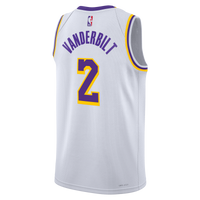 Los Angeles Lakers Nike Association Edition Swingman Jersey - White - Jarred Vanderbilt