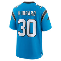Carolina Panthers Chuba Hubbard Nike Blue Alternate Game Jersey