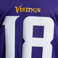 Minnesota Vikings Justin Jefferson Nike Purple Team Vapor F.U.S.E. Stitched Limited Jersey