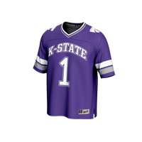 GameDay Greats #1 Purple Kansas State Wildcats Lightweight Collegiate Football Fashion Jersey