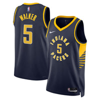 Indiana Pacers Nike Icon Edition Swingman Jersey - Navy - Jarace Walker