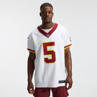 Washington Commanders Jayden Daniels Nike White Alternate 2 Super Bowl Era Vapor F.U.S.E. Elite Jersey