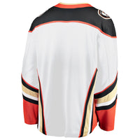 Anaheim Ducks Fanatics White Breakaway Away Jersey