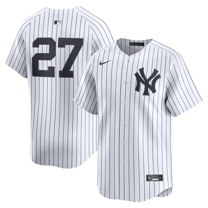 New York Yankees Giancarlo Stanton Nike White Home Limited Player Jersey