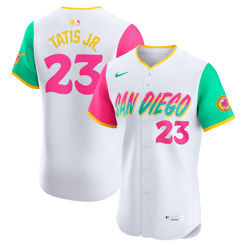 San Diego Padres Fernando Tatis Jr. Nike White City Connect Elite Jersey