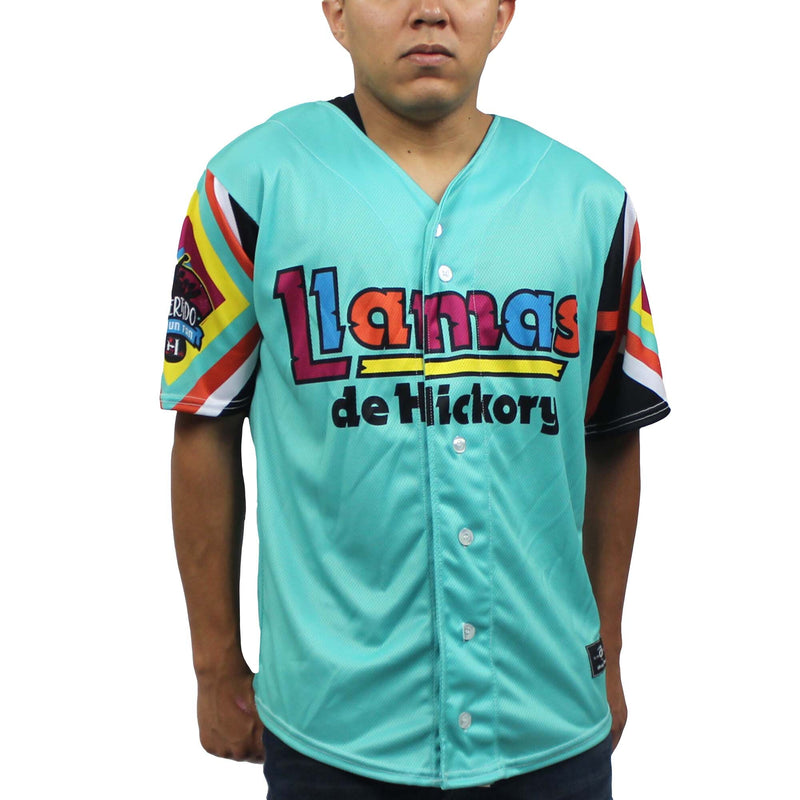 Hickory Crawdads Teal Copa Replica Jersey