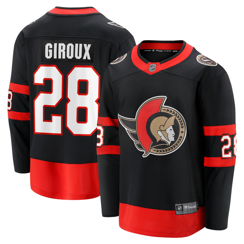 Ottawa Senators Claude Giroux Fanatics Black Home Breakaway Player Jersey